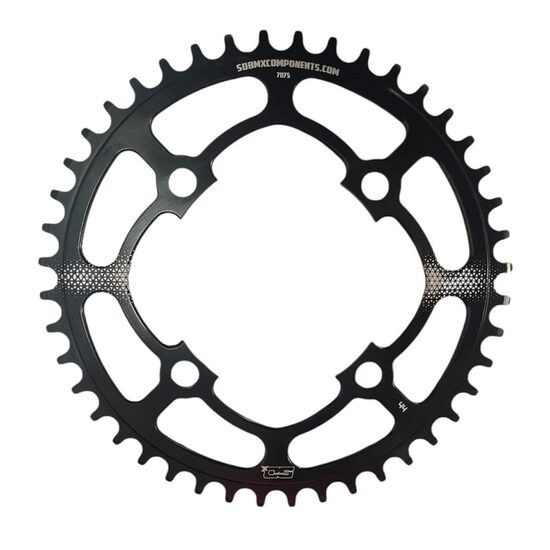 SD-X Chainring V2 7075 Cnc 4 Hole - Black